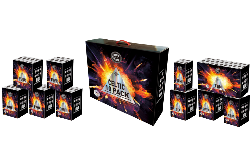 Celtic 10 Pack by Celtic Fireworks