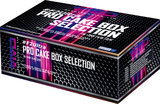 #F2Ultra Pro Cake Selection by Vivid Pyrotechnics