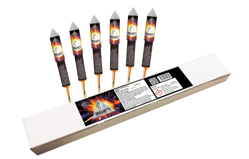 Insanity by Celtic Fireworks (6 Rockets)
