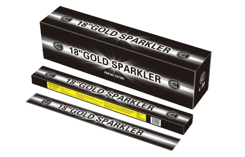 18 inch Monster Gold Sparklers (20 packs) by Celtic Fireworks