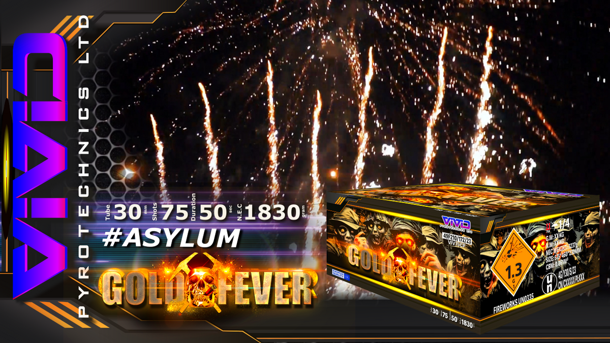 Gold Fever by Vivid Pyrotechnics