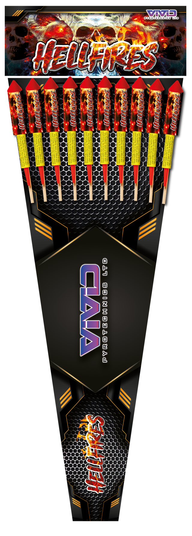 Hellfires (10) by Vivid Pyrotechnics