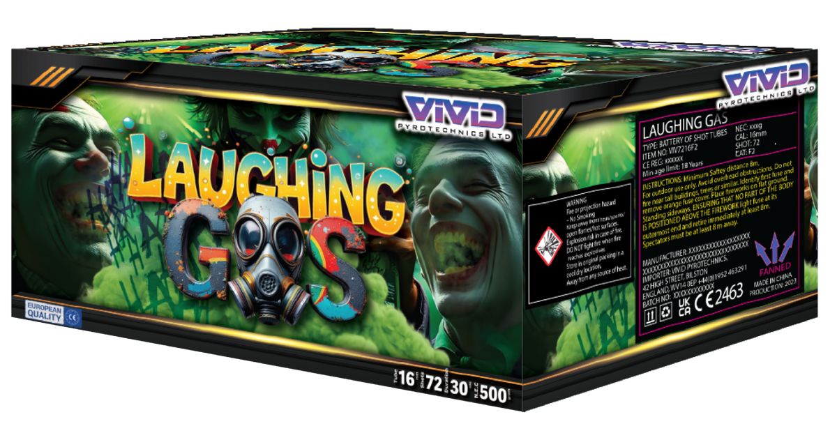 Laughing Gas by Vivid Pyrotechnics