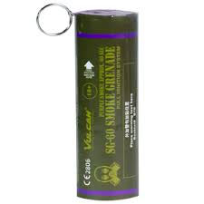 Purple Smoke Grenade by Vulcan Fireworks