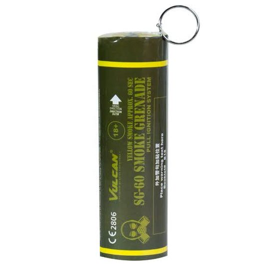 Yellow Smoke Grenade by Vulcan Fireworks