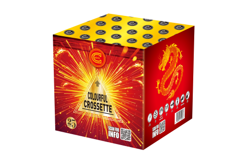 Colourful Crossette by Celtic Fireworks