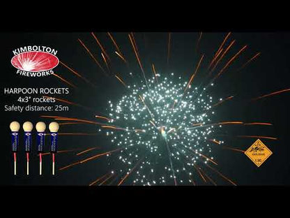 Harpoon Rockets by Kimbolton Fireworks