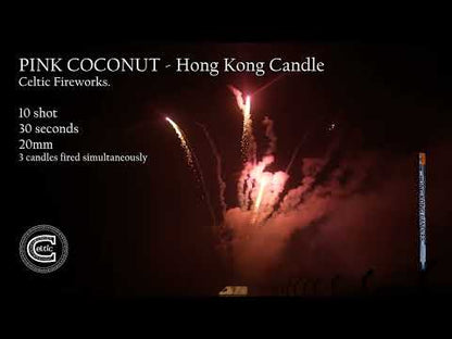 Hong Kong Candle - Pink Coconut by Celtic Fireworks