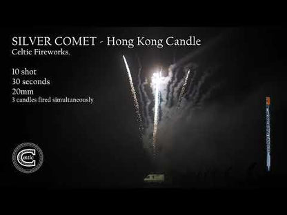 Hong Kong Candle - Silver Comet by Celtic Fireworks